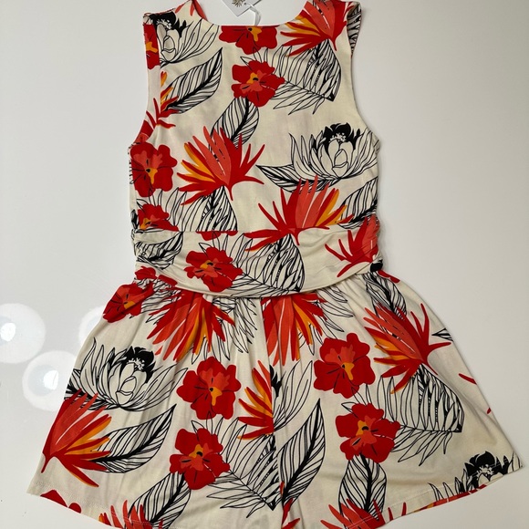 NWT Ava Sky/Fighting Eel Miska Romper: Cream Lotus XS - Picture 2 of 4